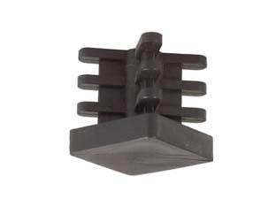 Puntali Alettati Interni Per Tubo Quadro- - Mm.45X45 - 50 Pezzi