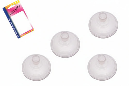 Ventose Trasparenti Senza Gambo In Blister- - Ø Mm.25, In Bl.4 Pz. - 12 Blister