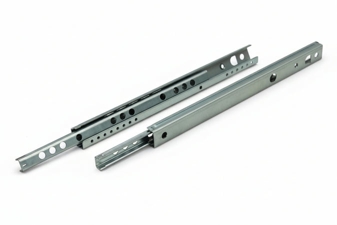 Guide A Sfera Per Cassetti In Acciao Zincato- - Cm.19 (Art.870 19 0) - 2 Paio Omge