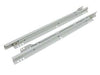 Guide Scorrevoli Per Cassetto In Acciaio Verniciato Bianco- - Cm.55 - 5 Coppia Quality