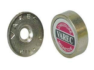 Cricchetti Magnetici A Pasticca- - Ø Mm.14X5,5H. Attrazione Kg.1,5 (Rp14) - 24 Pezzi Varec