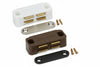 Cricchetti Magnetici Piccoli- - Mm.35X15X12H. Attrazione Kg.3 Marrone (Uc9) - 12 Pezzi Varec