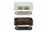 Cricchetti Magnetici Piccoli- - Mm.45X21X13H. Attrazione Kg.3,5 Bianco Ucn10 - 12 Pezzi Varec