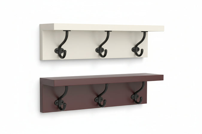Fermantine Fermaporte Con 2 Chiodi- - Mm.40X10X7, In Plastica Bianca - 250 Pezzi