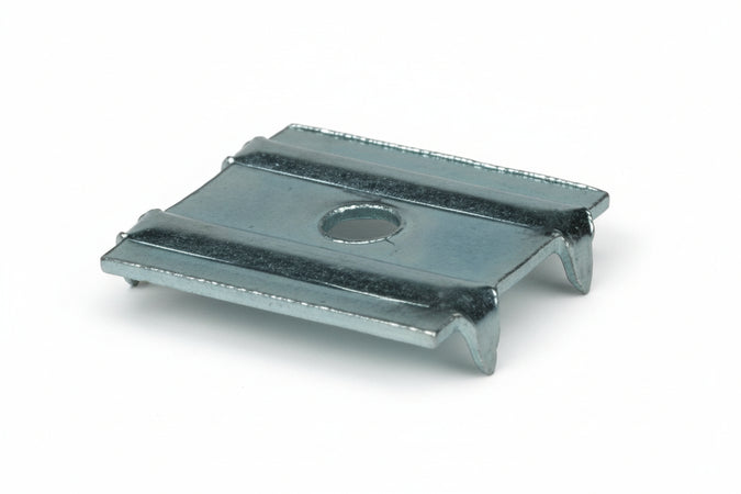 Piastrina Fermaschienale A Quattro Punte- - Mm.21X17X4H. - 500 Pezzi