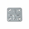 Piastra Di Giunzione 4 Fori- - Mm.40X40 - 200 Pezzi