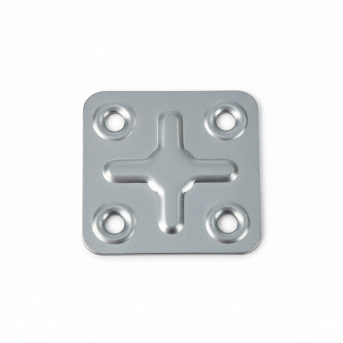 Piastra Di Giunzione 4 Fori- - Mm.40X40 - 200 Pezzi