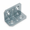 Piastra Di Giunzione Quadra Piegata 4 Fori- - Mm.20X20 Spessore Mm.1 - 100 Pezzi