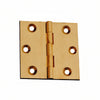 Cerniere Ottone Fresate Piane- - Mm.40X35 - 24 Pezzi