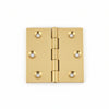 Cerniere Ottone Fresate Piane- - Mm.40X40 - 24 Pezzi