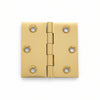 Cerniere Ottone Fresate Piane- - Mm.50X40 - 24 Pezzi
