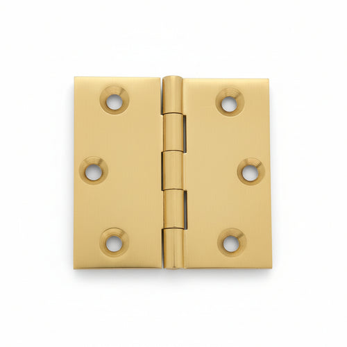 Cerniere Ottone Fresate Piane- - Mm.50X40 - 24 Pezzi