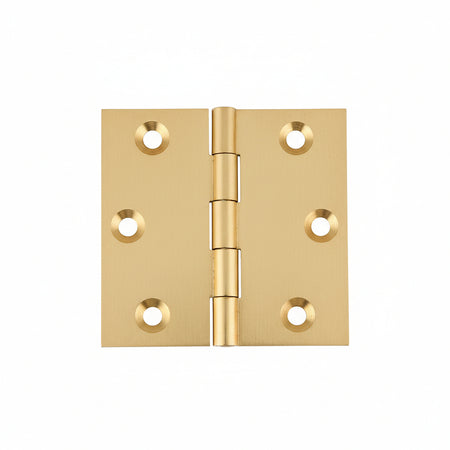 Cerniere Ottone Fresate Piane- - Mm.60X50 - 24 Pezzi