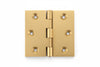 Cerniere Ottone Fresate Mezza Curva Zancate- - Mm.40X35 - 24 Pezzi