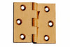 Cerniere Ottone Fresate Mezza Curva Zancate- - Mm.60X50 - 24 Pezzi