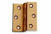 Cerniere Ottone Fresate Doppie Zancate- - Mm.40X35 - 24 Pezzi