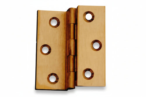 Cerniere Ottone Fresate Doppie Zancate- - Mm.40X35 - 24 Pezzi