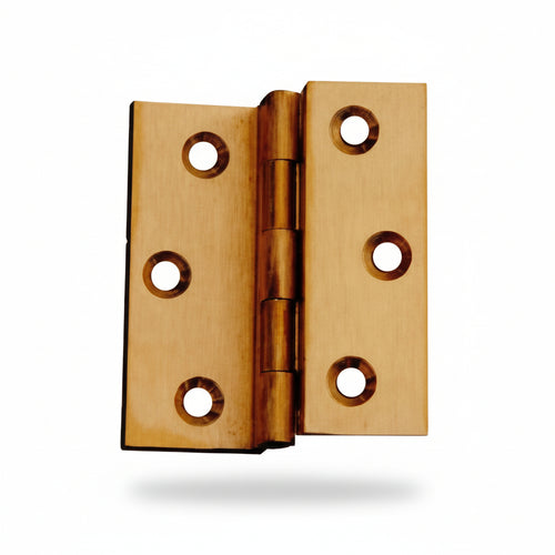 Cerniere Ottone Fresate Doppie Zancate- - Mm.50X40 - 24 Pezzi