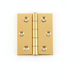 Cerniere Ottone Fresate Doppie Zancate- - Mm.60X50 - 24 Pezzi