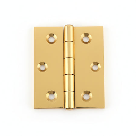 Cerniere Ottone Fresate Doppie Zancate- - Mm.60X50 - 24 Pezzi