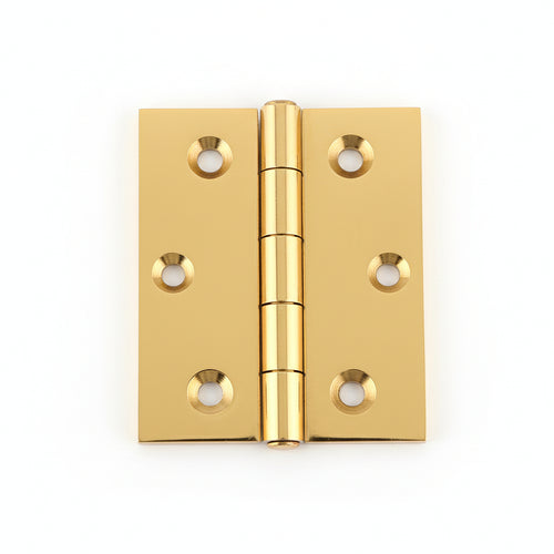 Cerniere Ottone Fresate Doppie Zancate- - Mm.60X50 - 24 Pezzi