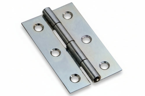 Cerniere Strette Perno Fisso Art.120- - Mm.80X42X1,2 - 24 Pezzi Aldeghi