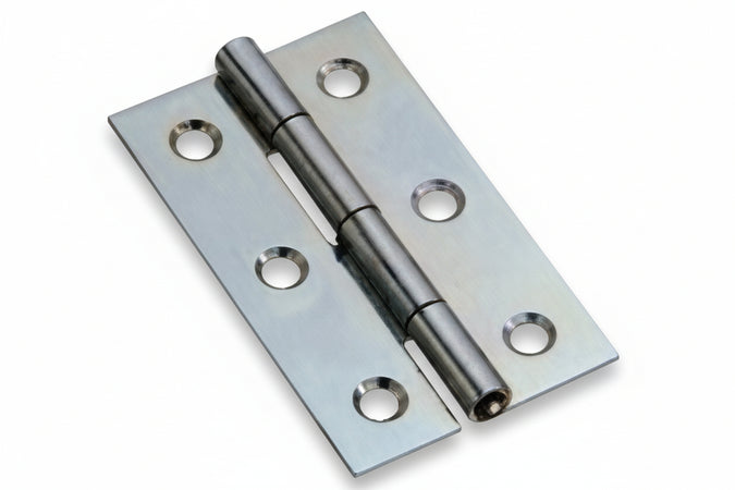 Cerniere Strette Perno Fisso Art.120- - Mm.80X42X1,2 - 24 Pezzi Aldeghi