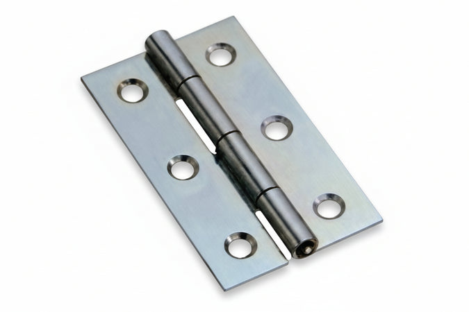 Cerniere Strette Perno Fisso Art.120- - Mm.100X57,5X1,2 - 24 Pezzi Aldeghi