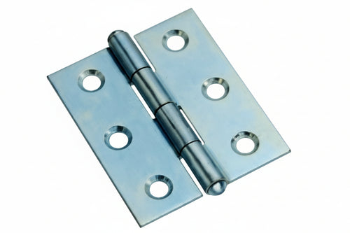 Cerniere Mezze Larghe Pesanti Con Perno Fisso Art.838- - Mm.38X35X1,2 - 24 Pezzi Aldeghi