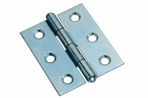 Cerniere Mezze Larghe Pesanti Con Perno Fisso Art.838- - Mm.44X37X1,4 - 24 Pezzi Aldeghi