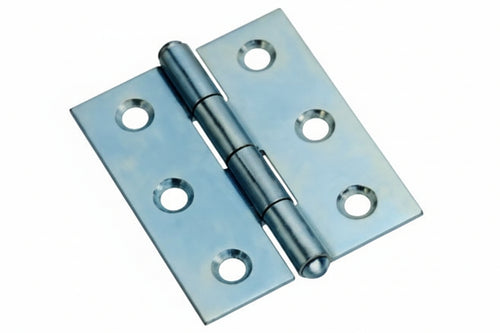 Cerniere Mezze Larghe Pesanti Con Perno Fisso Art.838- - Mm.50X40X1,4 - 24 Pezzi Aldeghi