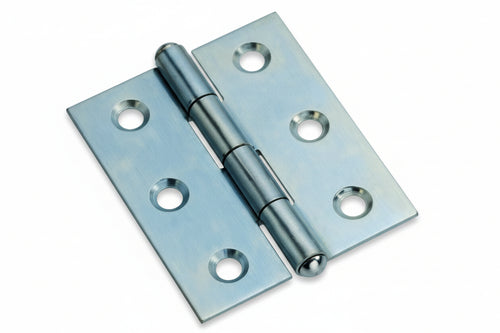 Cerniere Mezze Larghe Pesanti Con Perno Fisso Art.838- - Mm.57X43X1,4 - 24 Pezzi Aldeghi