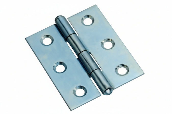 Cerniere Mezze Larghe Pesanti Con Perno Fisso Art.838- - Mm.63,5X44X1,5 - 24 Pezzi Aldeghi