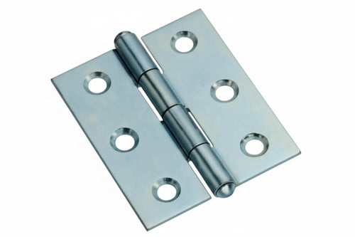 Cerniere Mezze Larghe Pesanti Con Perno Fisso Art.838- - Mm.70X50X1,5 - 24 Pezzi Aldeghi