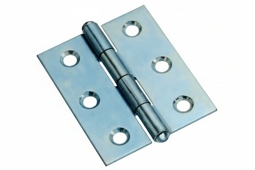 Cerniere Mezze Larghe Pesanti Con Perno Fisso Art.838- - Mm.87X58X1,7 - 24 Pezzi Aldeghi