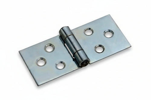 Cerniere Rettangolari Pesanti Con Perno Fisso Art.126- - Mm.37X75,5X2 - 24 Pezzi Aldeghi