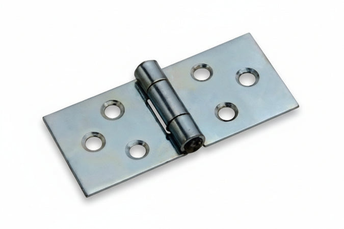 Cerniere Rettangolari Pesanti Con Perno Fisso Art.126- - Mm.37X75,5X2 - 24 Pezzi Aldeghi