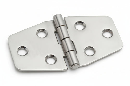 Cerniere Per Nautica A Biscotto Simmetriche In Acciaio Inox Art.854- - Mm.40X70X1,5 - 24 Pezzi Aldeghi