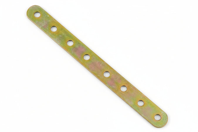 Lastrina Di Giunzione Dritta Forata Art.778- - Mm.312X20 - Spessore Mm.2,5 - 50 Pezzi Aldeghi