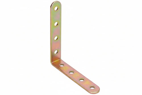 Lastrina Ad Angolo A 90 ° Forata Art.779- - Mm.150X150X20 - Spessore Mm.25 - 50 Pezzi Aldeghi