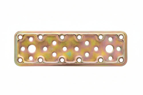 Piastra Di Giunzione Dritta Larghezza Mm.40 Art.745- - Mm.160X40 - Spessore Mm.2,2 - 25 Pezzi Aldeghi