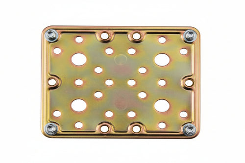Piastra Di Giunzione Pesante Dritta Larghezza Mm.100 Art.776- - Mm.160X100 - Spessore Mm.2,2 - 5 Pezzi Aldeghi