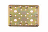 Piastra Di Giunzione Pesante Dritta Larghezza Mm.100 Art.776- - Mm.200X100 - Spessore Mm.2,2 - 5 Pezzi Aldeghi