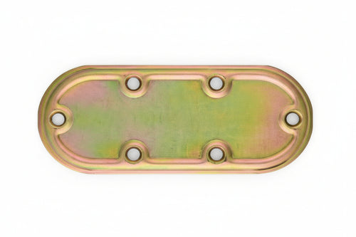 Piastra Di Giunzione Pesante Dritta Arrotondata Art.970- - Mm.120X50 - Spessore Mm.2,2 - 50 Pezzi Aldeghi