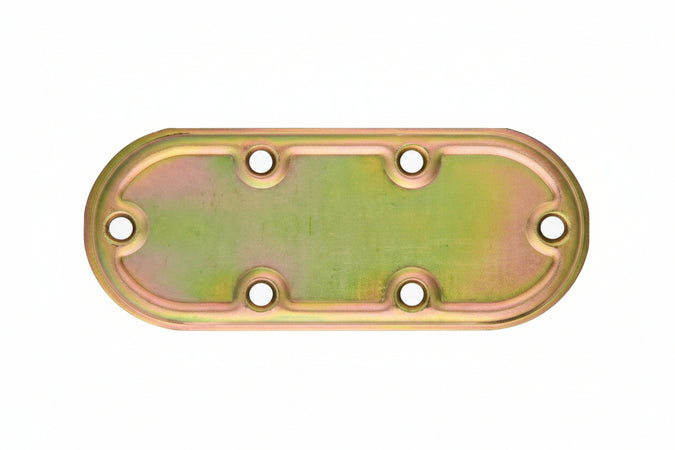 Piastra Di Giunzione Pesante Dritta Arrotondata Art.970- - Mm.160X50 - Spessore Mm.2,2 - 25 Pezzi Aldeghi