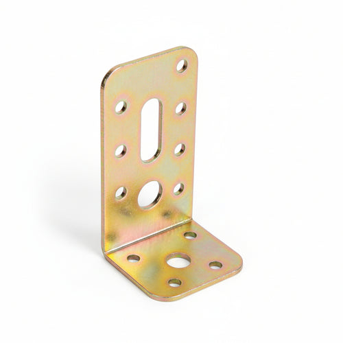 Piastra Di Giunzione Pesante Regolabile Art.750- - Mm.90X45X50 - Spessore Mm.2,8 - 10 Pezzi Aldeghi
