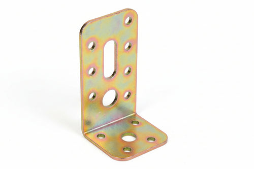Piastra Di Giunzione Pesante Regolabile Art.750- - Mm.110X45X50 - Spessore Mm.2,8 - 10 Pezzi Aldeghi