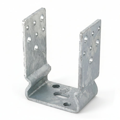 Staffa A Pavimento Ad Avvitare Per Trave Art.791 Mm.91X60X125 Spessore Mm.5 Aldeghi