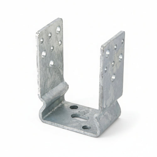 Staffa A Pavimento Ad Avvitare Per Trave Art.791 Mm.101X60X125 Spessore Mm.5 Aldeghi