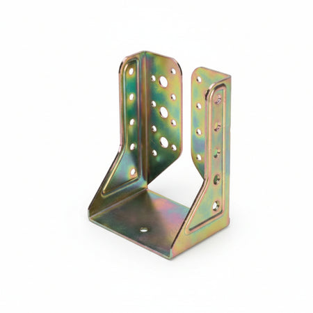 Supporto Chiuso Per Trave Art.785- - Mm.46X81 - Spessore Mm.2 - 2 Pezzi Aldeghi
